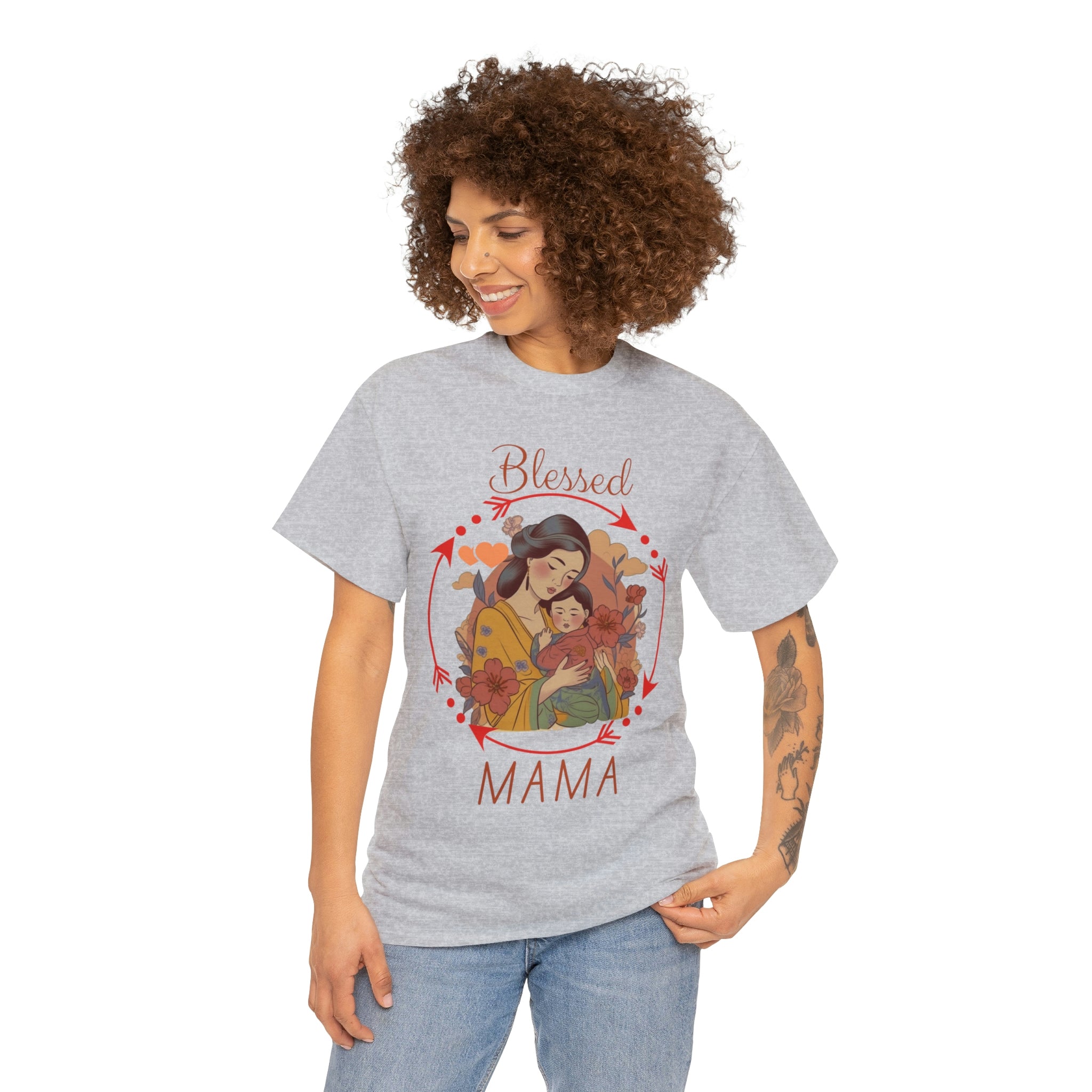 Blessed Mama 2 Heavy Cotton Tee