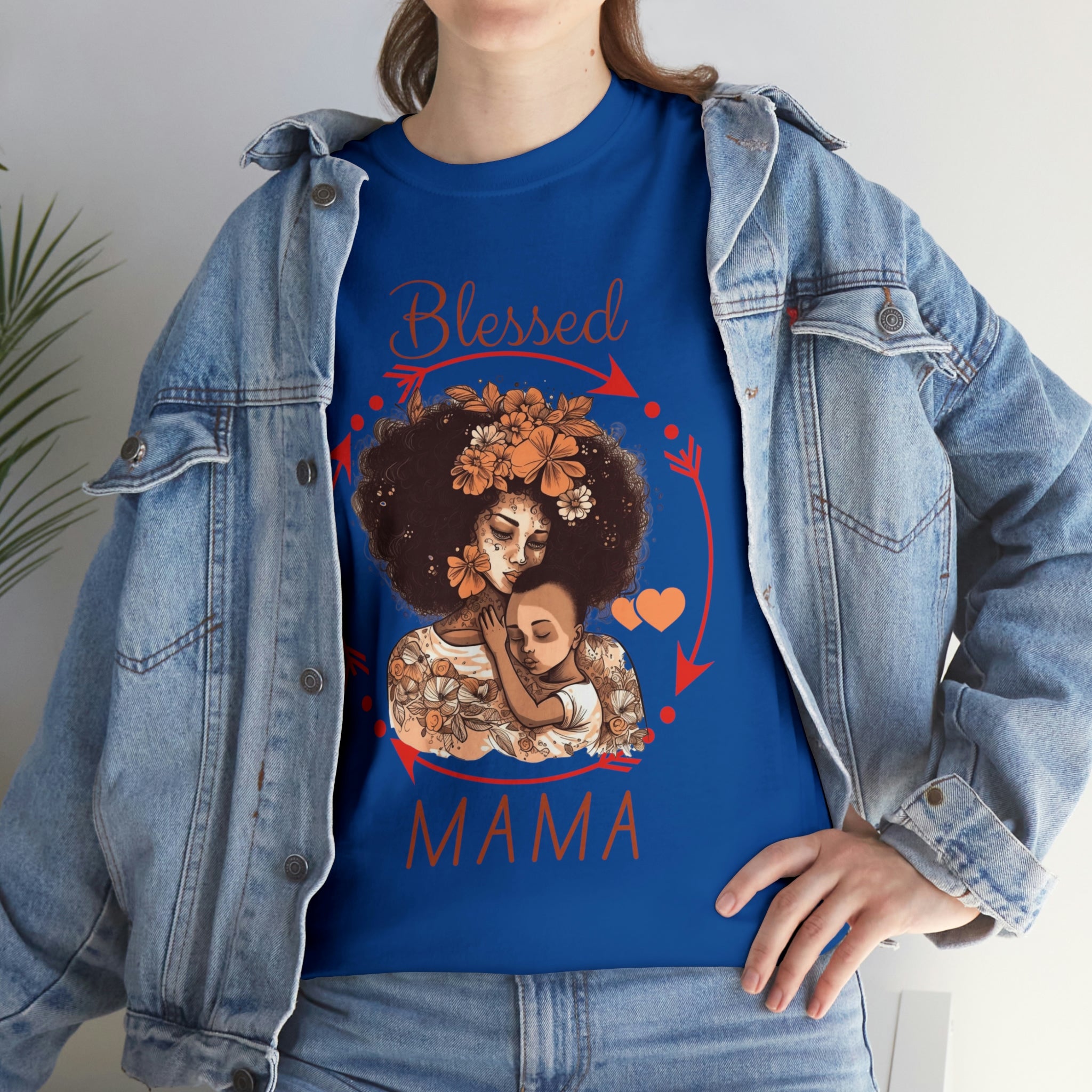 Blessed Mama Heavy Cotton Tee