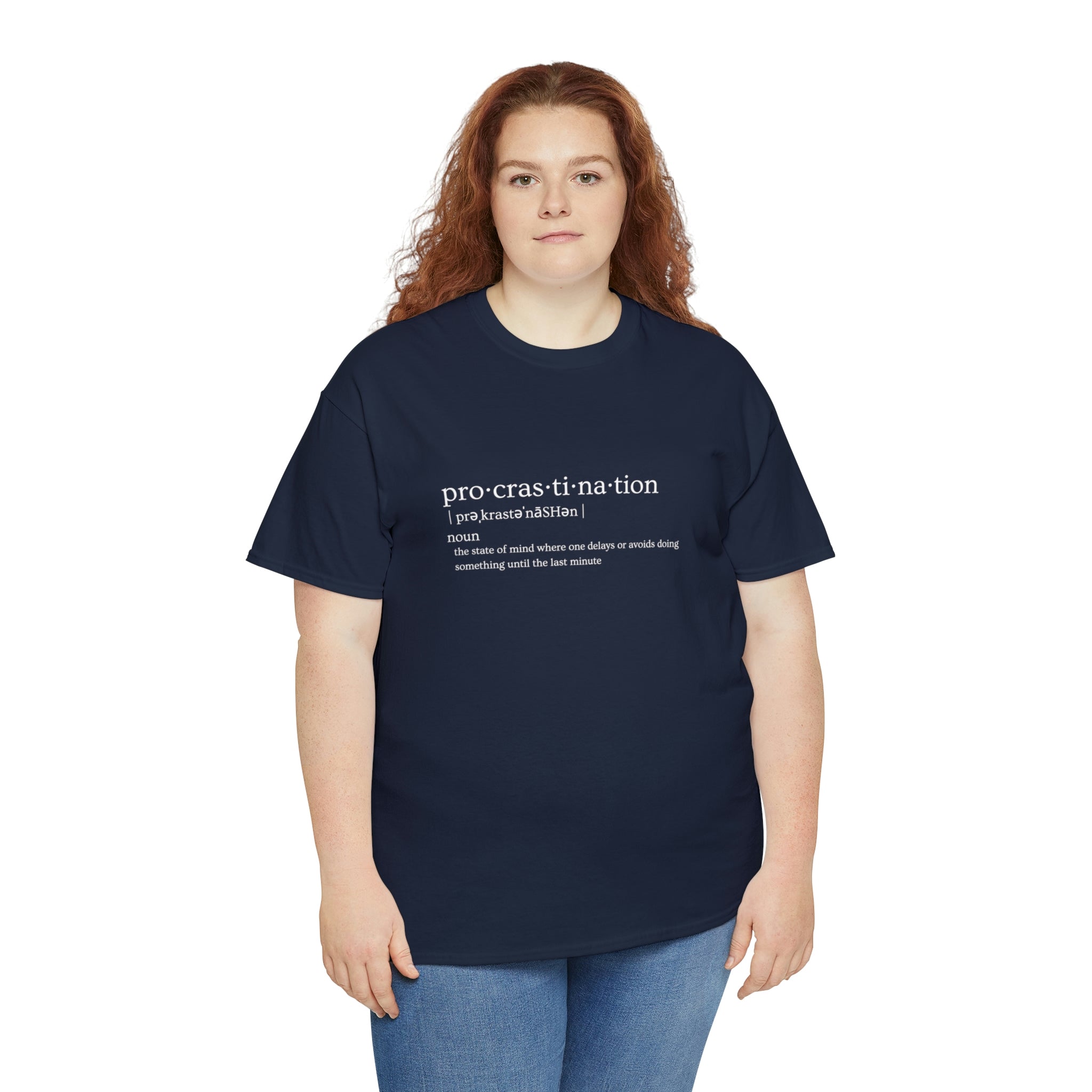 Procrastination Heavy Cotton Tee