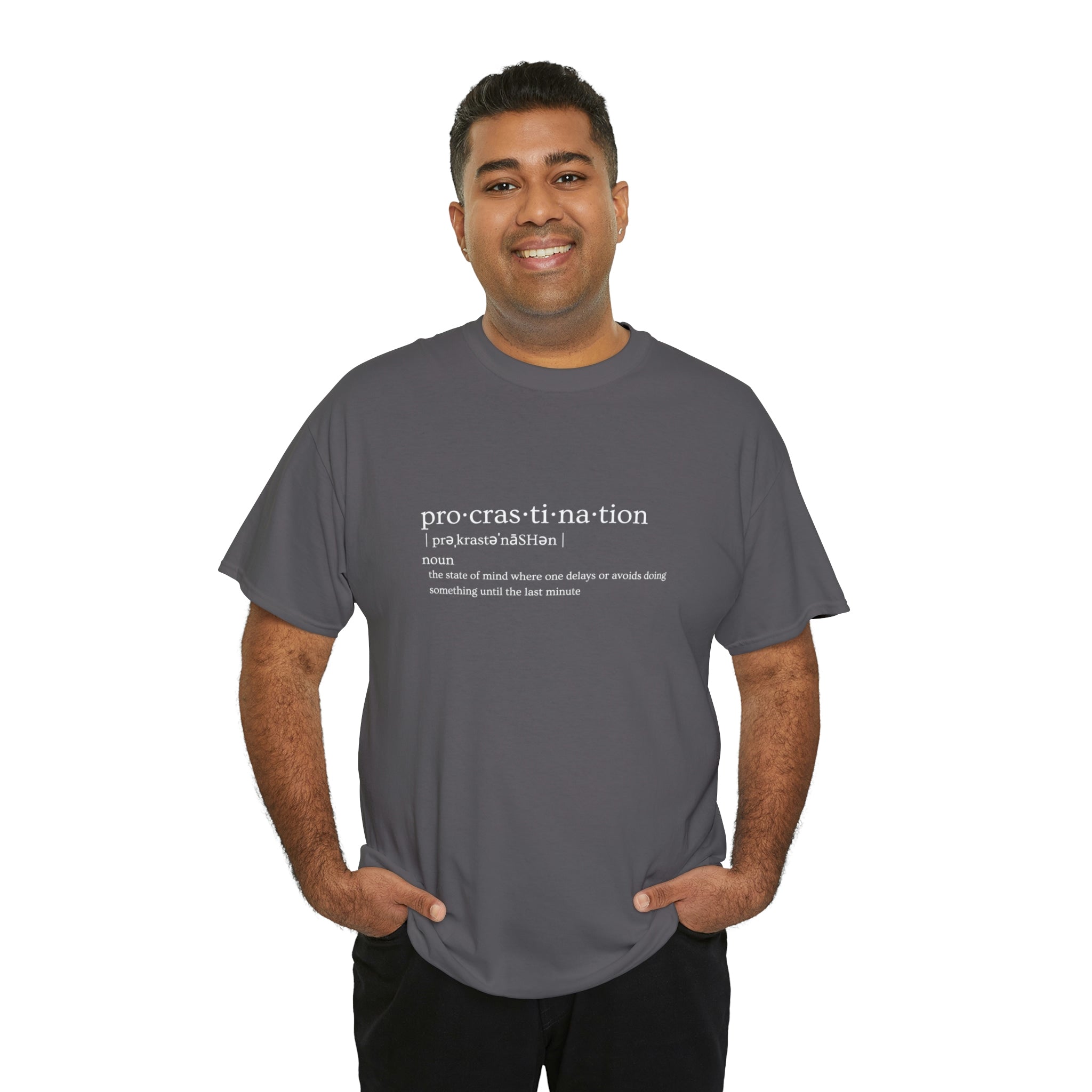Procrastination Heavy Cotton Tee