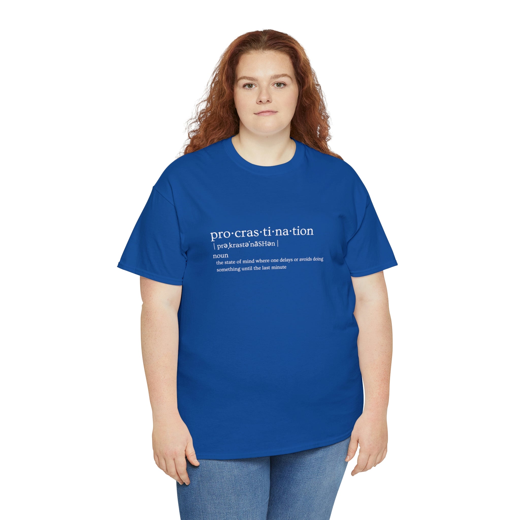 Procrastination Heavy Cotton Tee