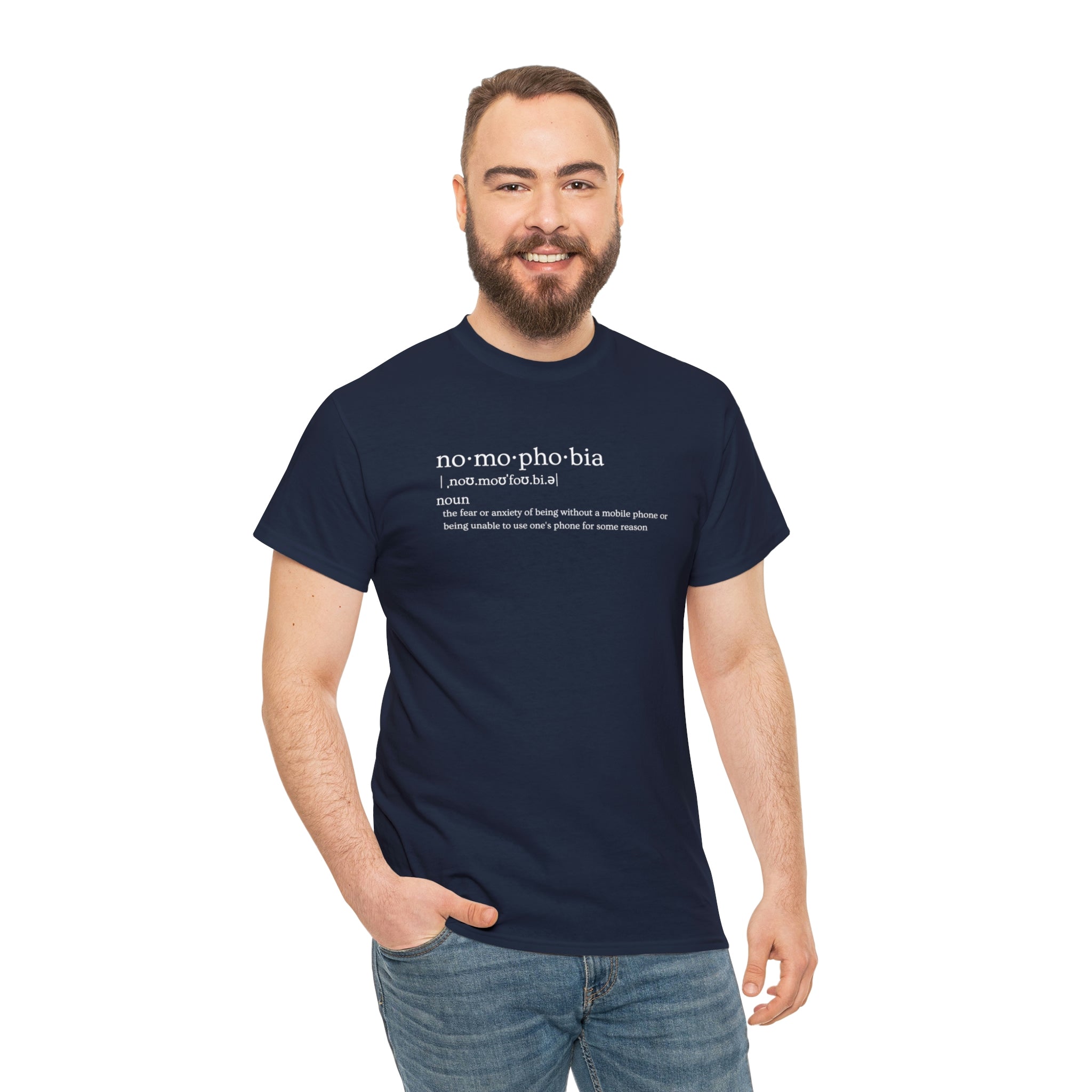 Nomophobia Men's Heavy Cotton Tee