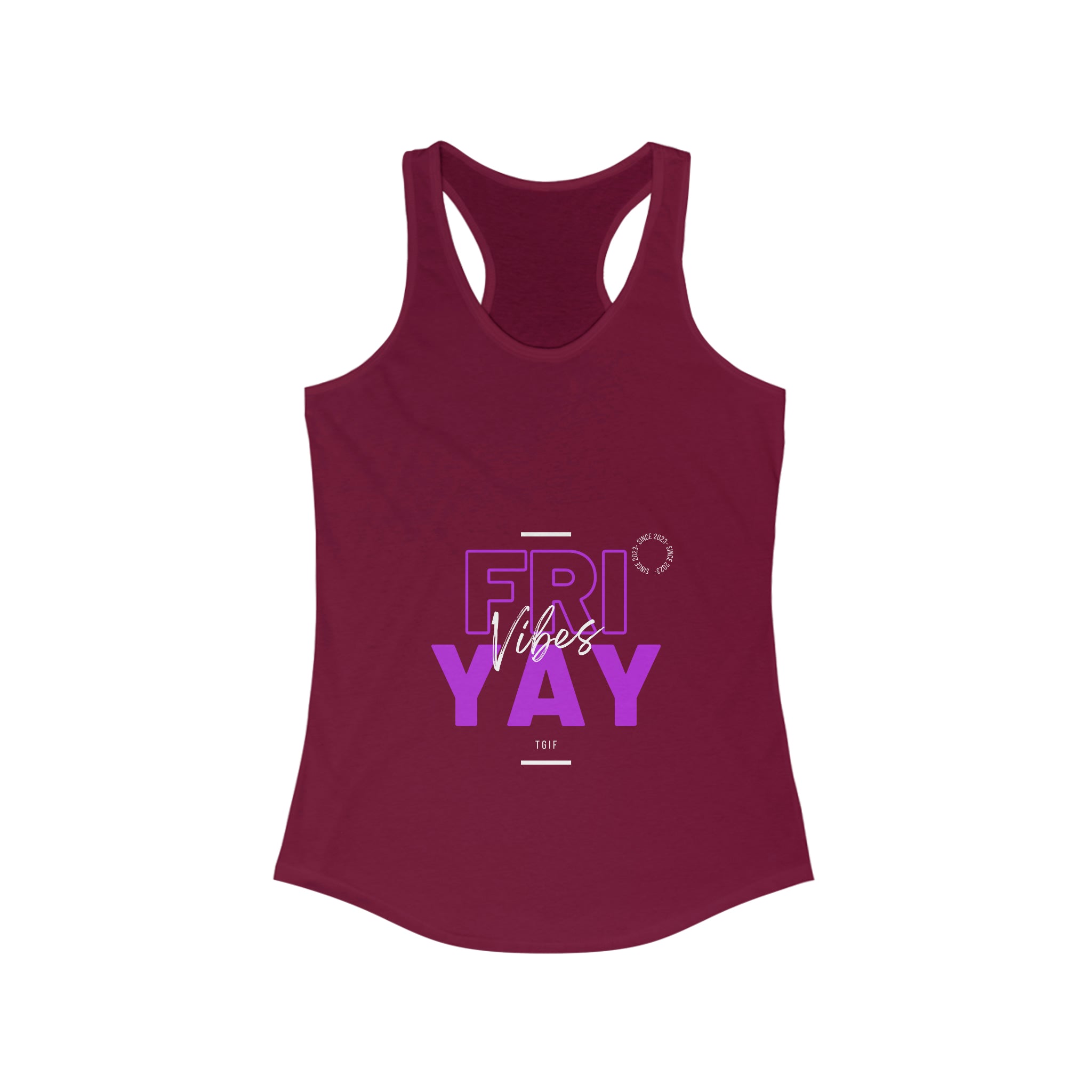 FRI Yay! Women's Ideal Racerback Tank - Amara Luxe Fine Boutique