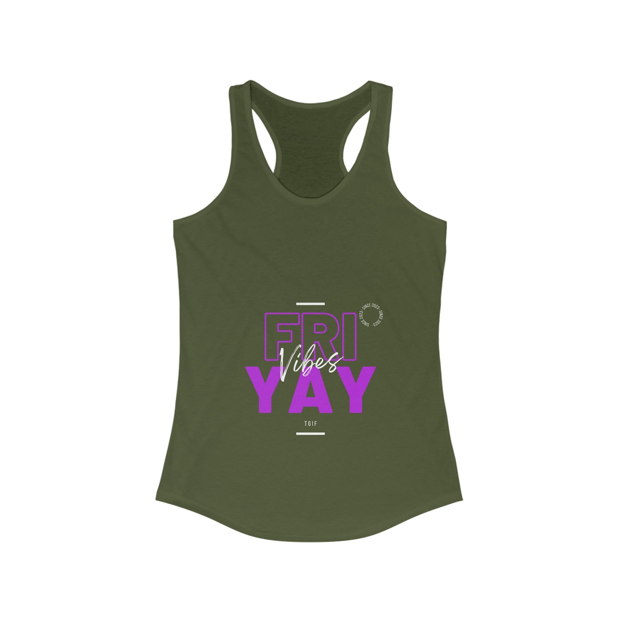 FRI Yay! Women's Ideal Racerback Tank - Amara Luxe Fine Boutique
