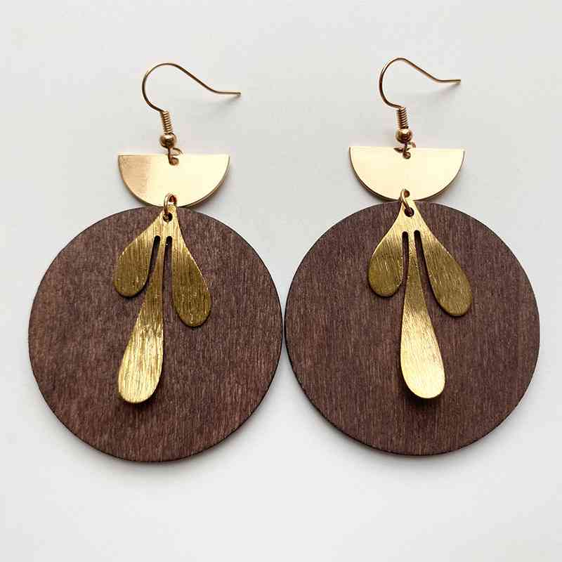Geometric Drop Earrings - Amara Luxe Fine Boutique