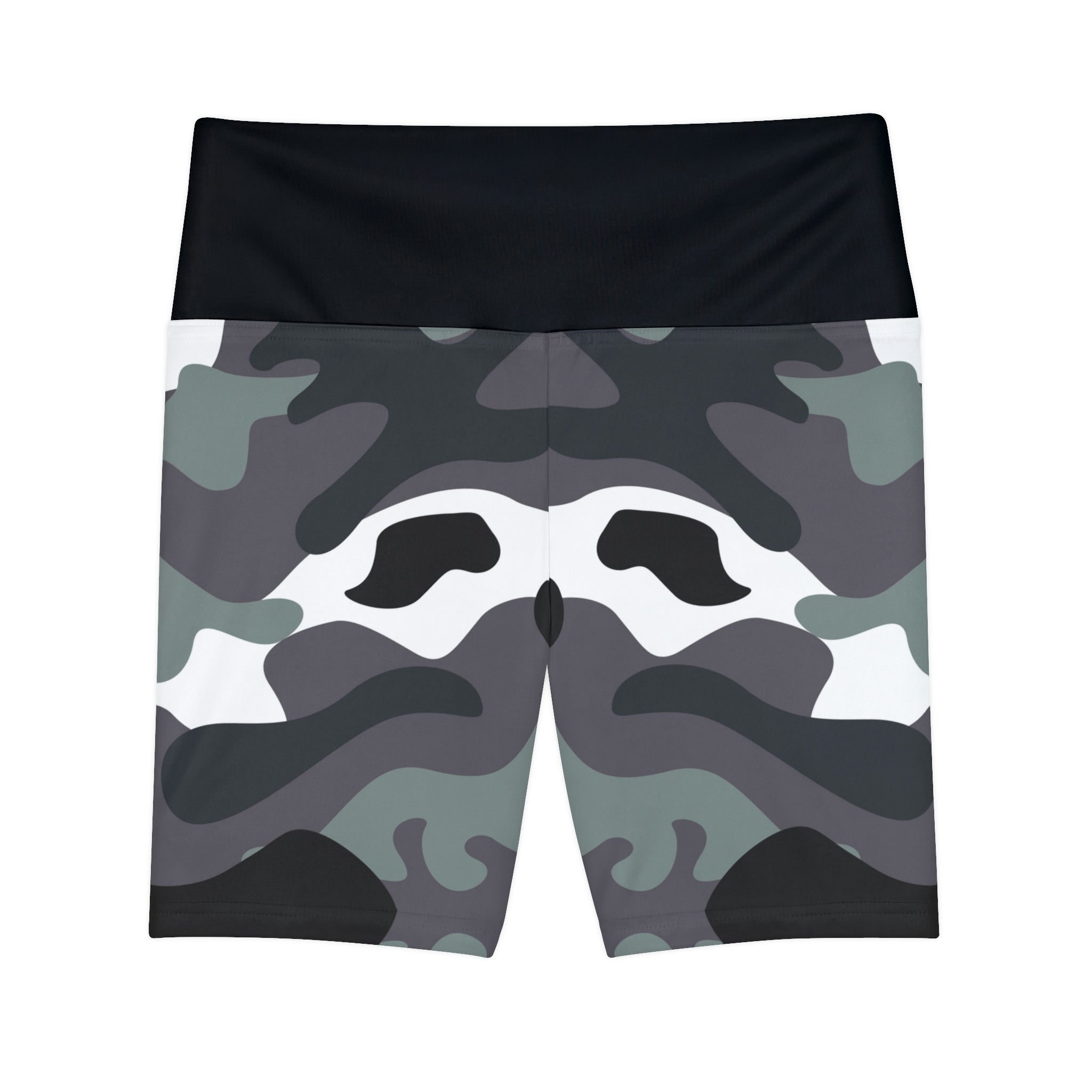 Grey CAMO Women's Workout Shorts - Amara Luxe Fine Boutique