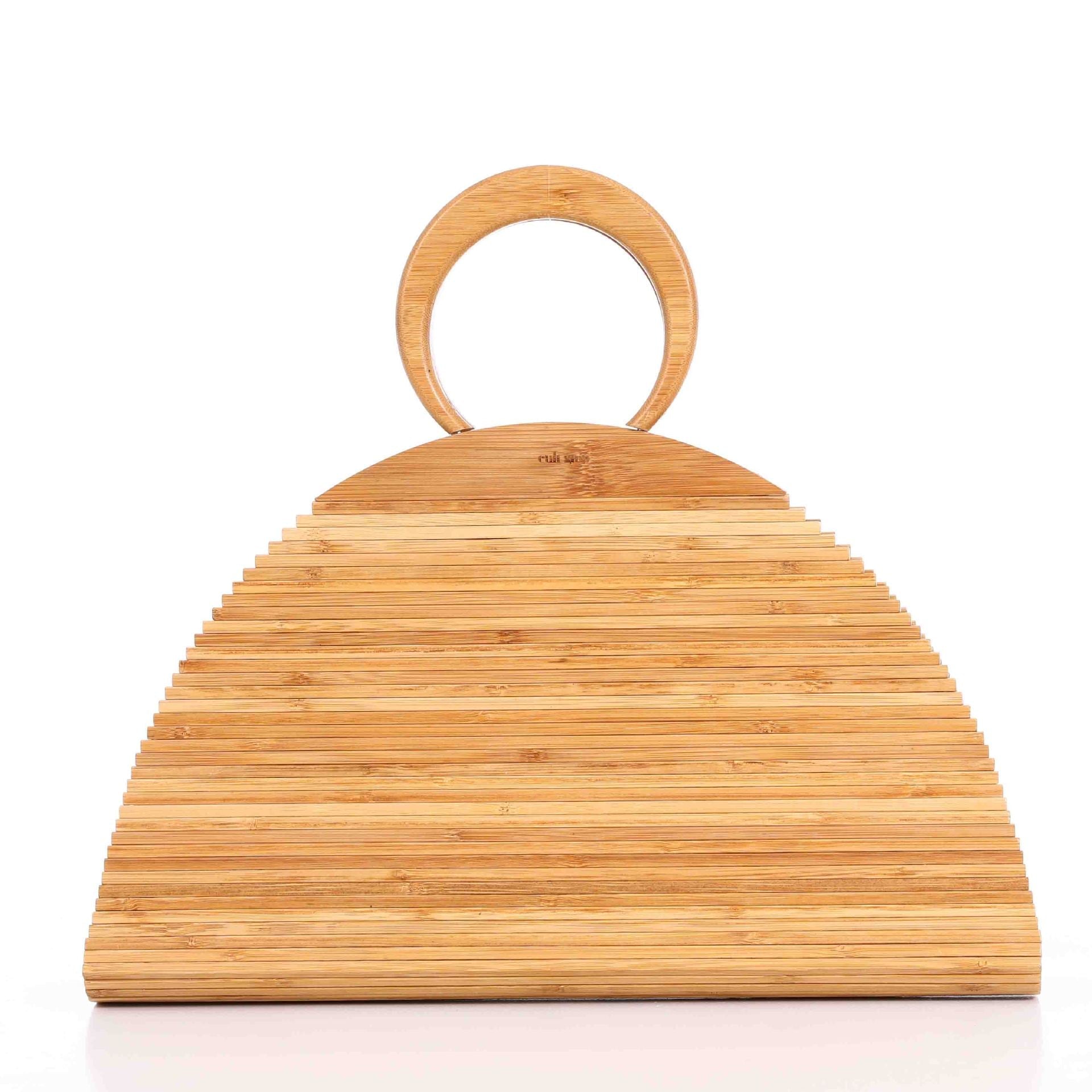 Hand-Woven Bags Bamboo Root Clutch Natural Bamboo Bag Bamboo Handbag - Amara Luxe Fine Boutique