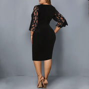 Ladies Floral Party Bodycon Dress - Amara Luxe Fine Boutique