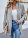 Long Sleeve Lapel Collar Streetwear Cardigan - Amara Luxe Fine Boutique