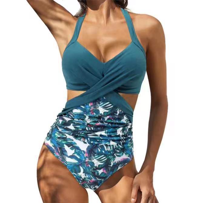 Multicolor Split Bikini Ladies Swimwear - Amara Luxe Fine Boutique