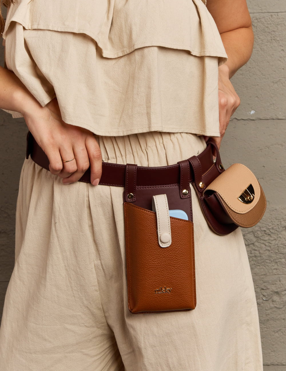 Nicole Lee USA Nikky 2-Piece Belt Bag - Amara Luxe Fine Boutique