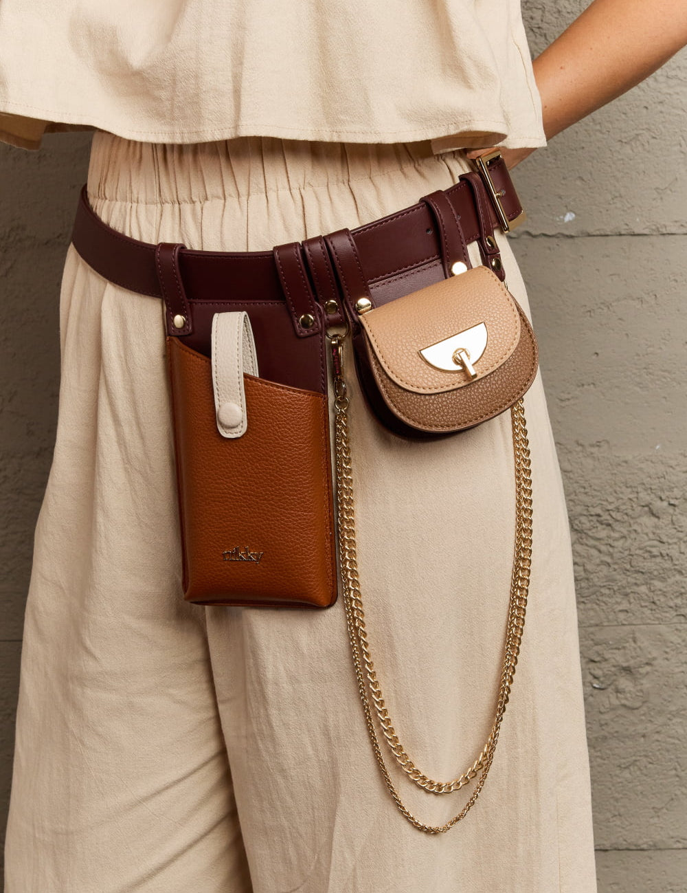 Nicole Lee USA Nikky 2-Piece Belt Bag - Amara Luxe Fine Boutique