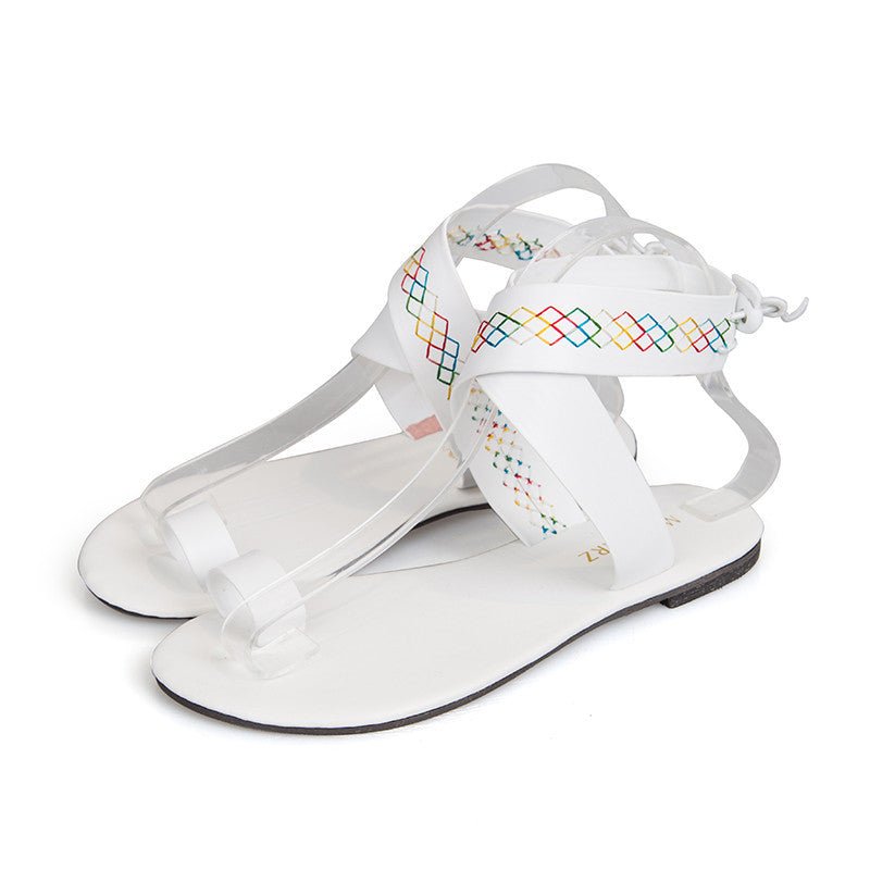 Plus size beach Roman shoes women - Amara Luxe Fine Boutique