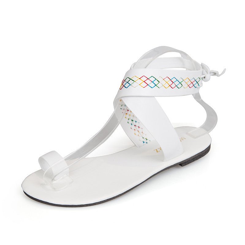 Plus size beach Roman shoes women - Amara Luxe Fine Boutique