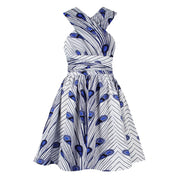 Printed African pleated skirt - Amara Luxe Fine Boutique