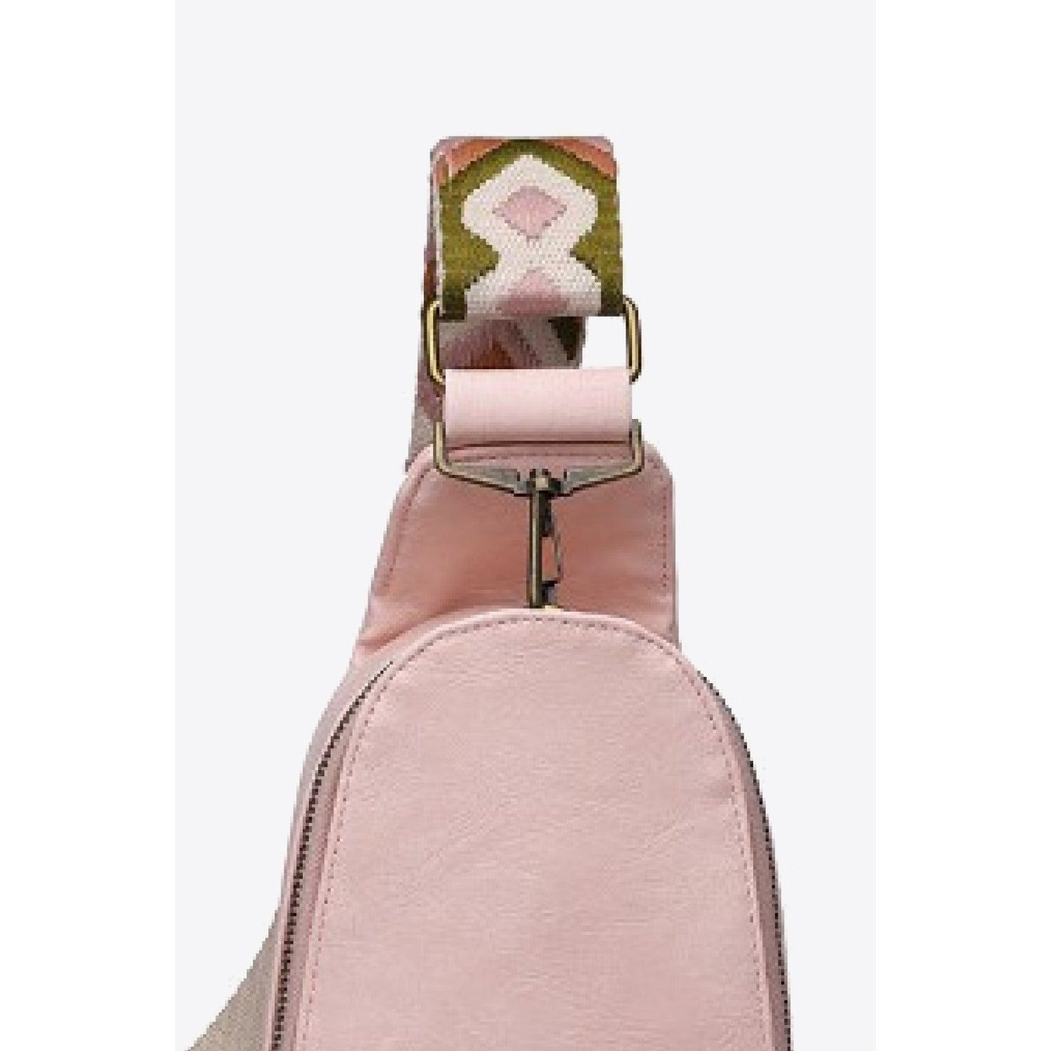 Random Pattern Adjustable Strap PU Leather Sling Bag - Amara Luxe Fine Boutique