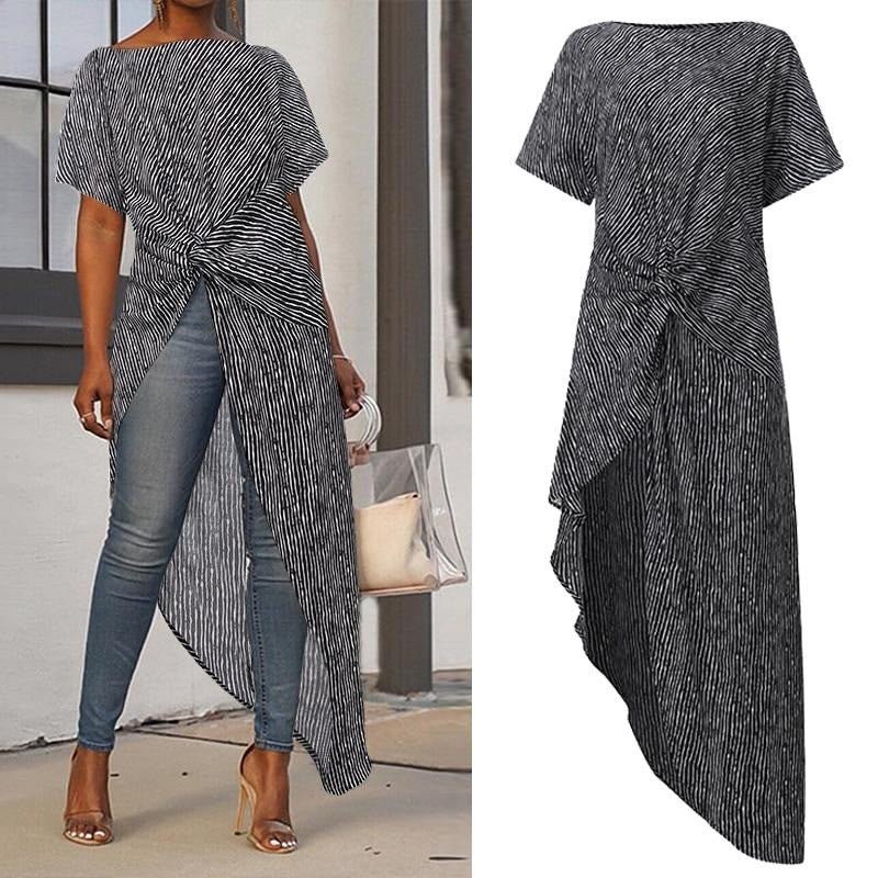 s Office shirts summer plus size tunic Blouse - Amara Luxe Fine Boutique
