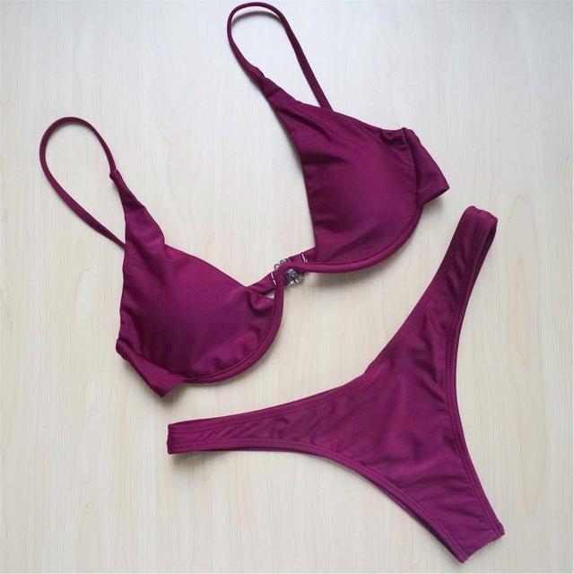 Sexy Women Bikini Beachwear Push-up Swimwear 2019 Swimwear - Amara Luxe Fine Boutique