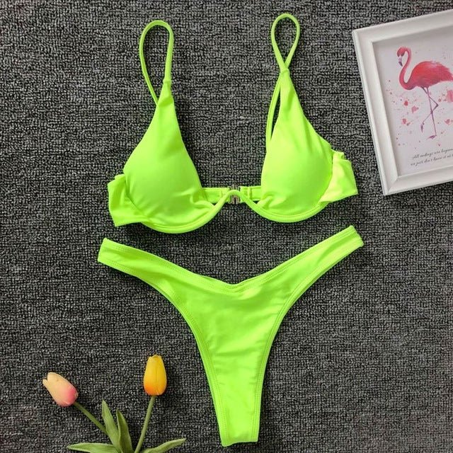 Sexy Women Bikini Beachwear Push-up Swimwear 2019 Swimwear - Amara Luxe Fine Boutique