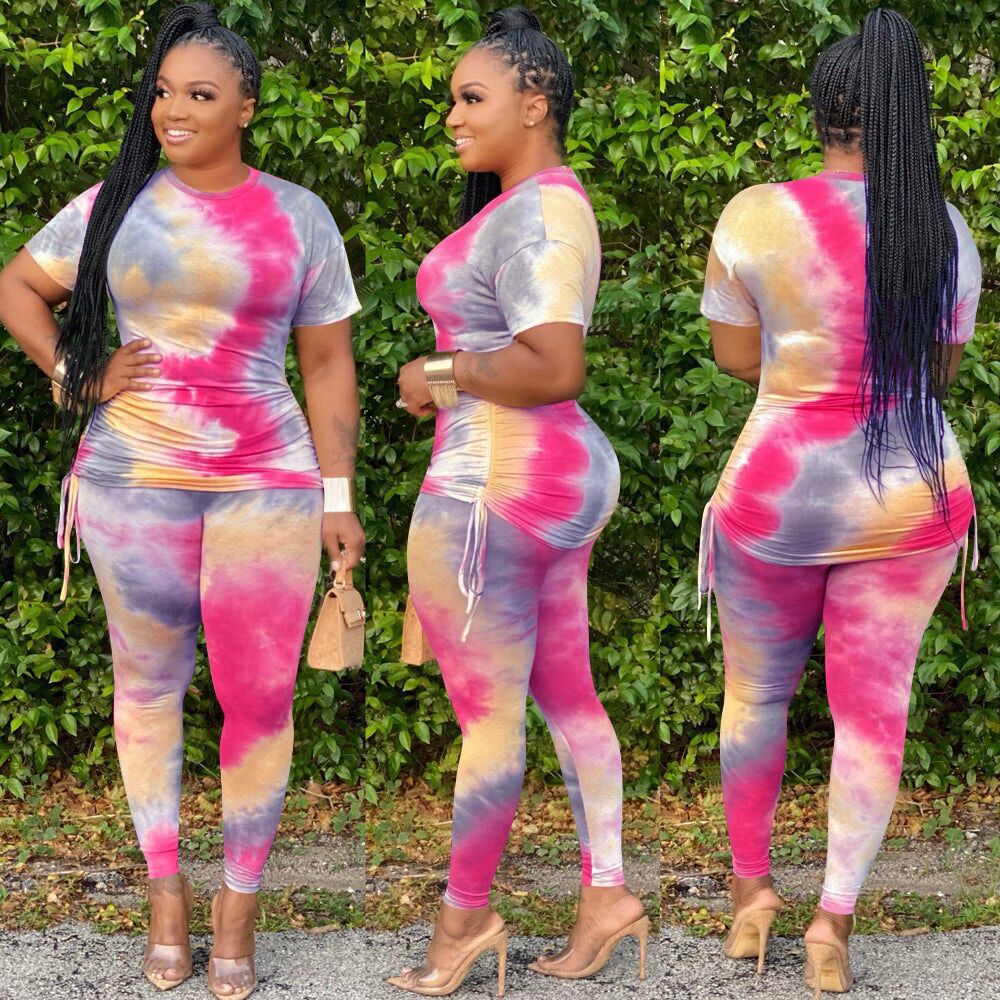Short-Sleeved Ladies two-piece suit Hot Style - Amara Luxe Fine Boutique