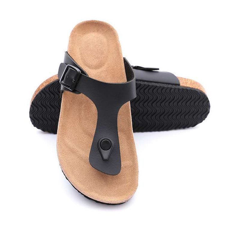 Slippers Flip Flops Women Cross-border Plus Size Sandals Cork - Amara Luxe Fine Boutique