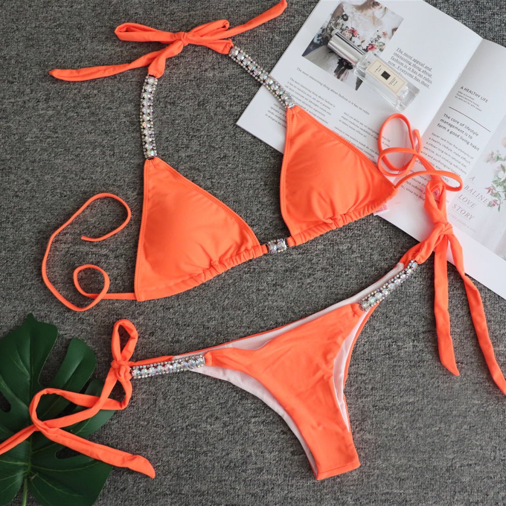 Solid sexy strapless bikini - Amara Luxe Fine Boutique