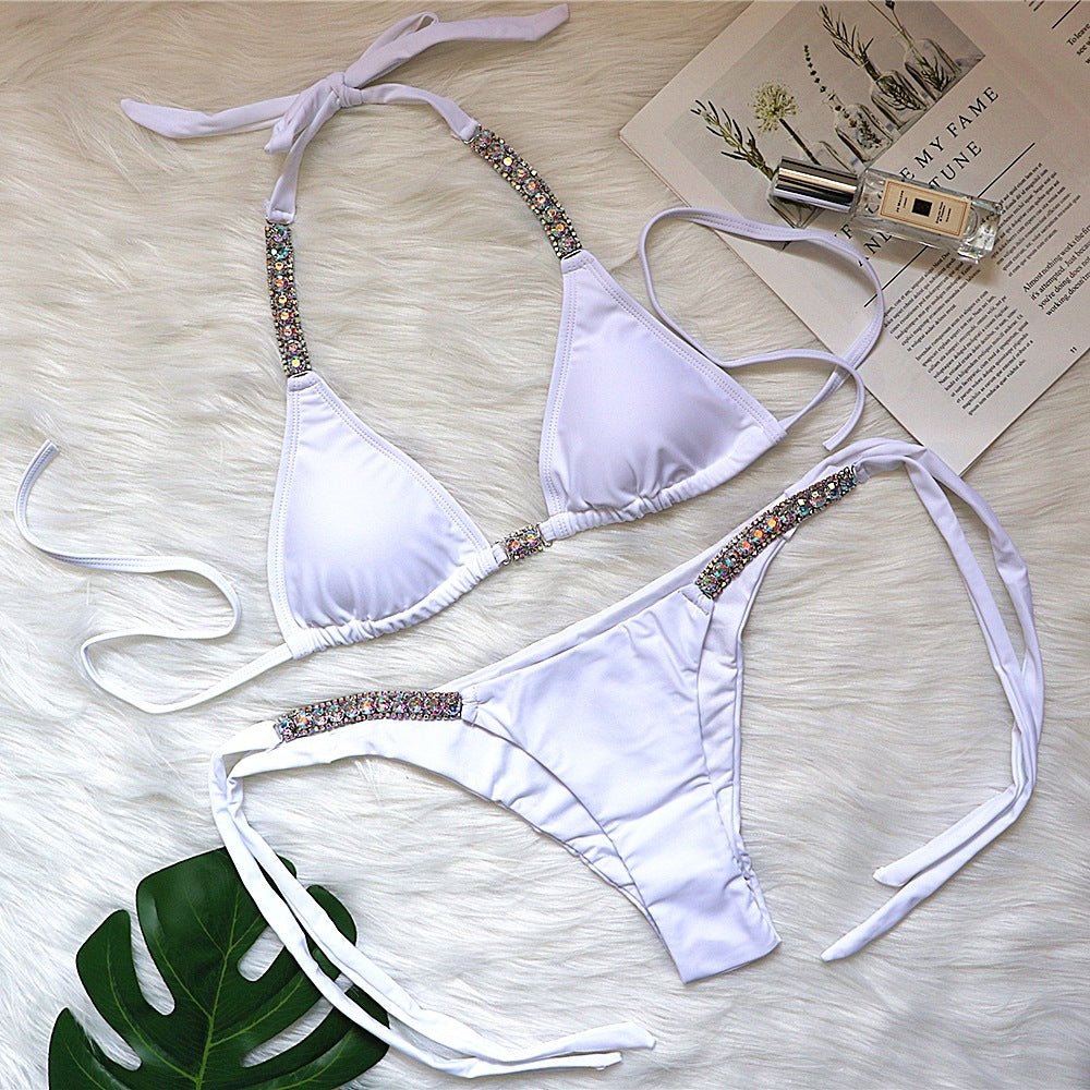 Solid sexy strapless bikini - Amara Luxe Fine Boutique