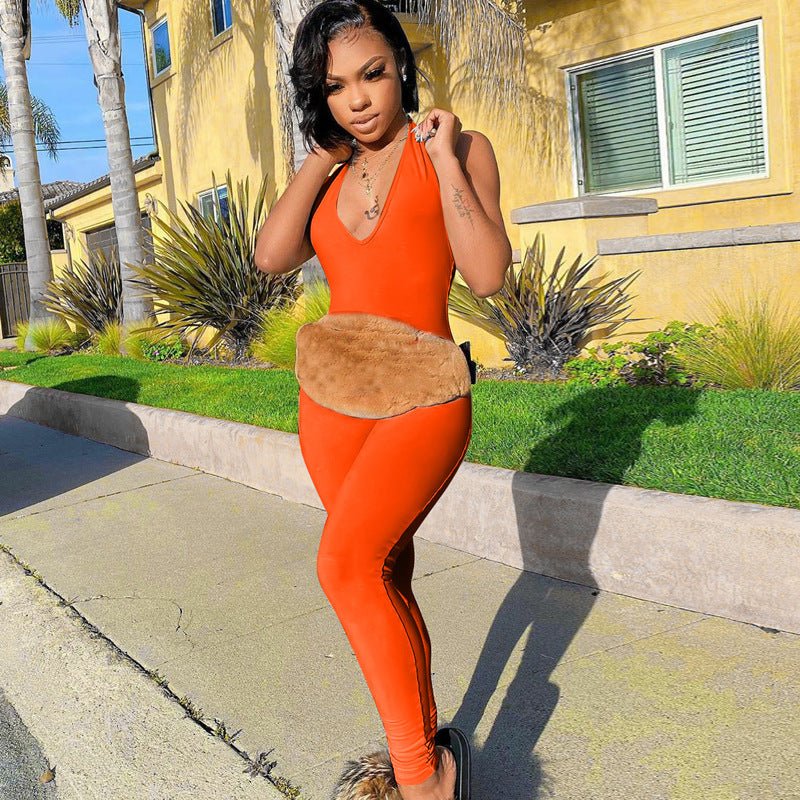 Sports long jumpsuit - Amara Luxe Fine Boutique