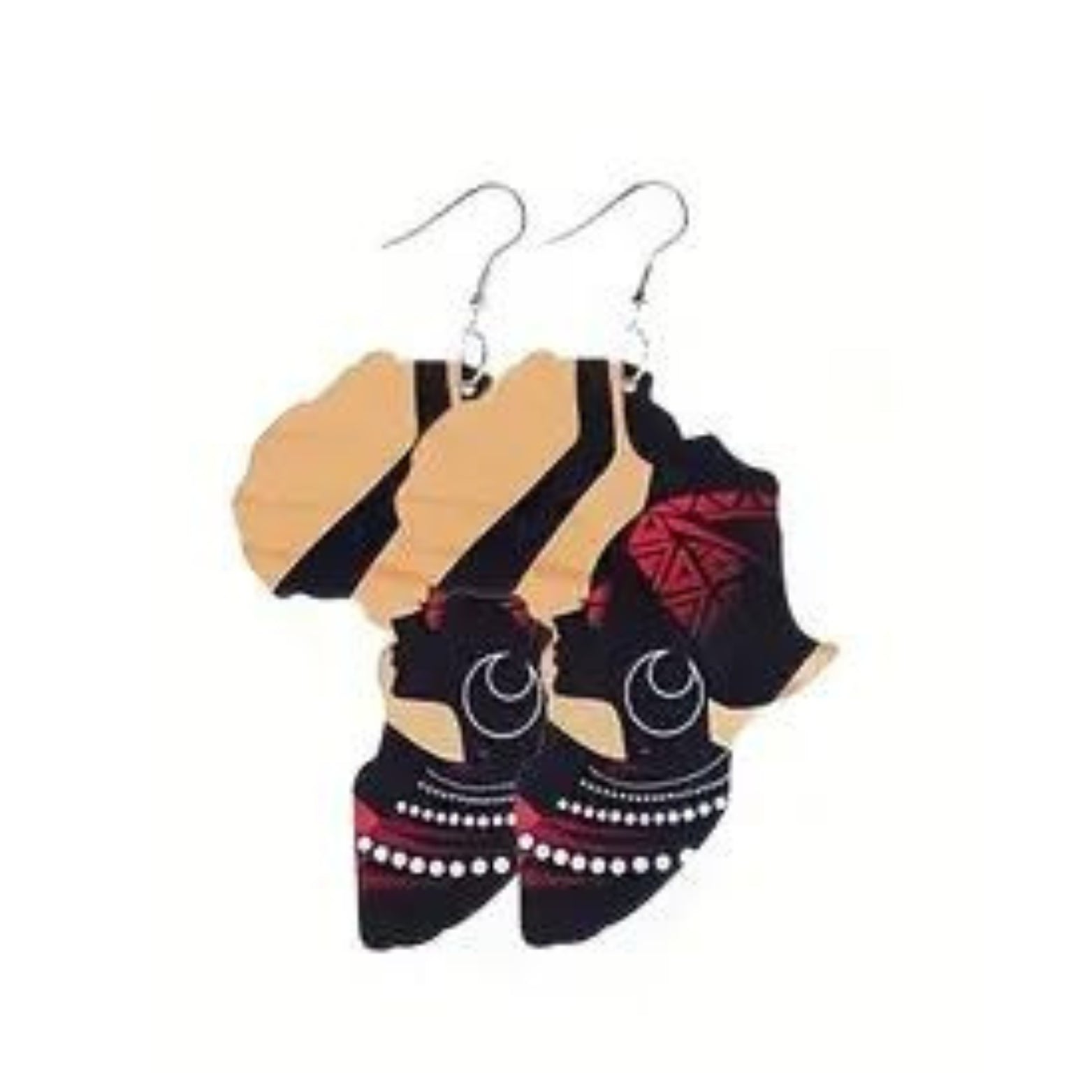 Trendy African Retro Wooden Earrings - Amara Luxe Fine Boutique