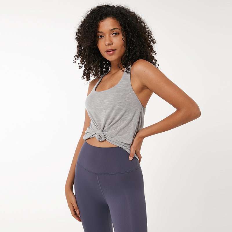 Women Yoga Running Fitness Tank Tops - Amara Luxe Fine Boutique
