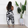 Women's Halter Loose Lantern Sleeveless Print Jumpsuit - Amara Luxe Fine Boutique