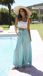 Womens Pants Wide Leg Loose Comfy Lounge Pants With Pockets - Amara Luxe Fine Boutique